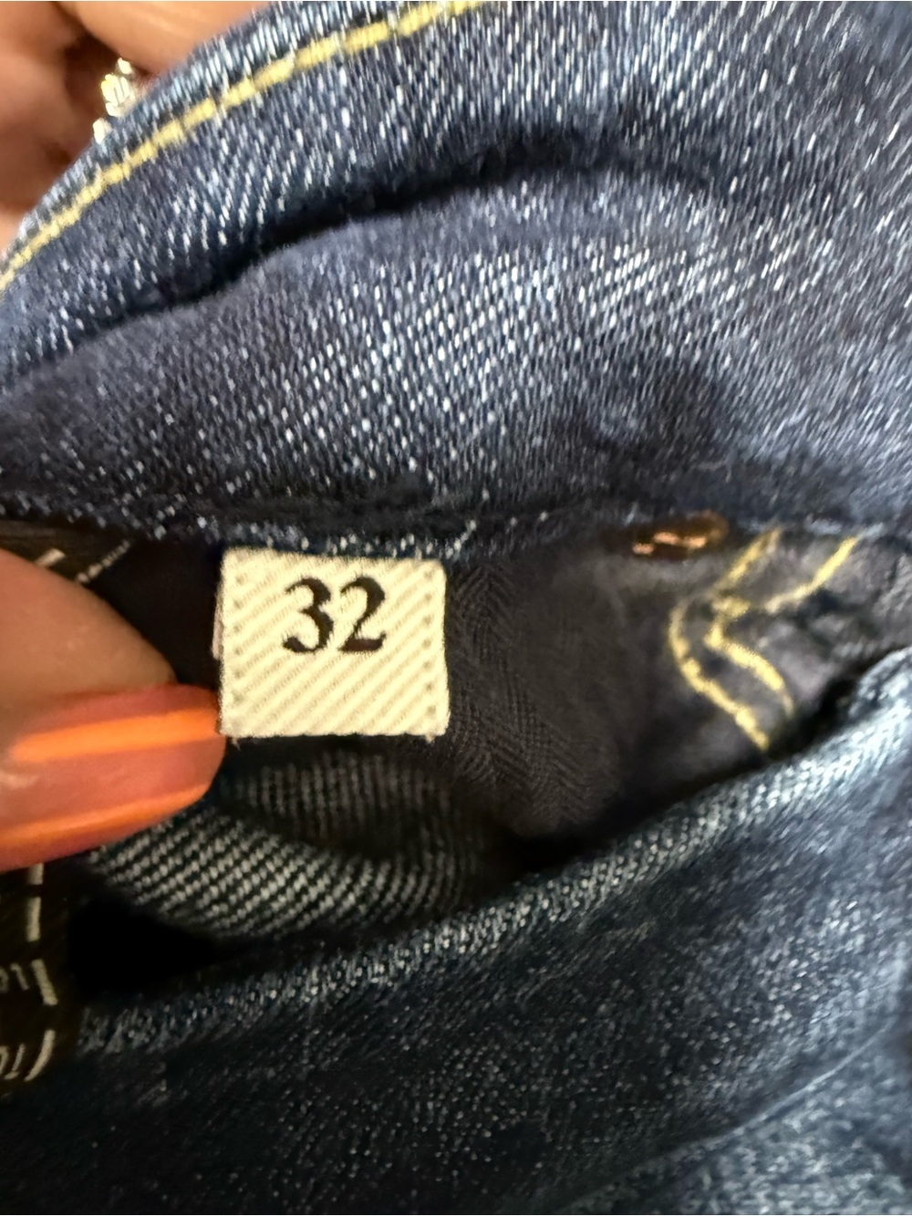 7 For All Mankind Kimmie Bootcut Jeans Women’s Size 32 Dark Wash Stretch Denim - Picture 4 of 5